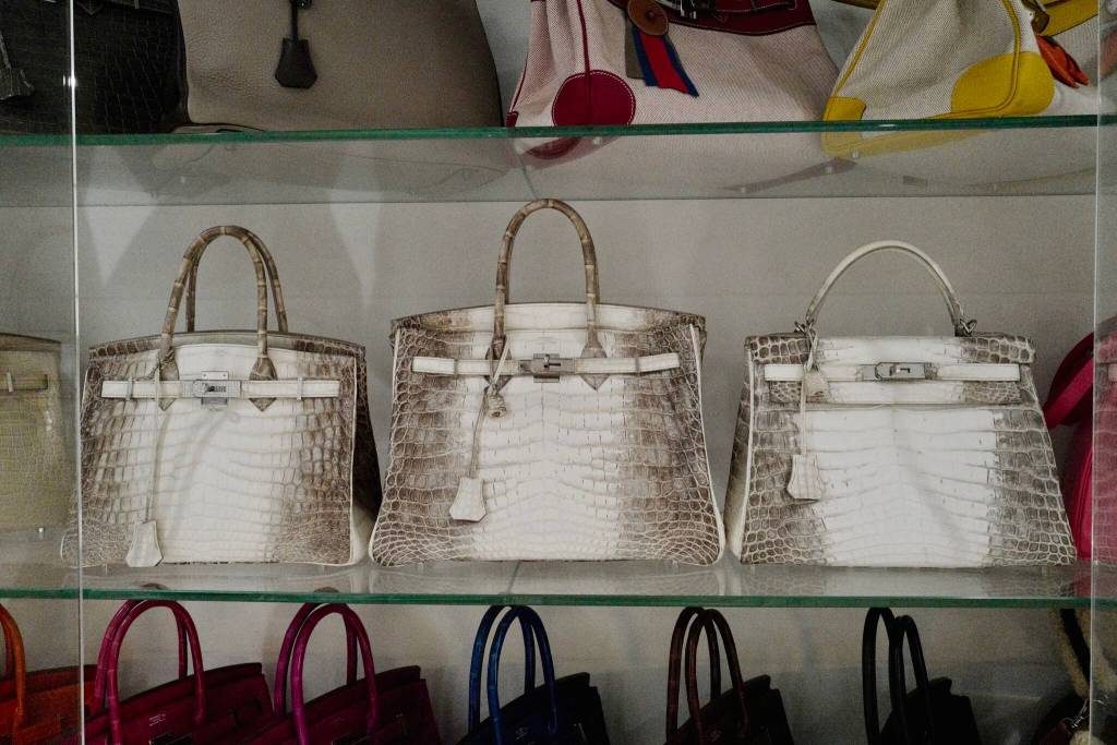 This woman owns one of the largest Hermes bag collections in the