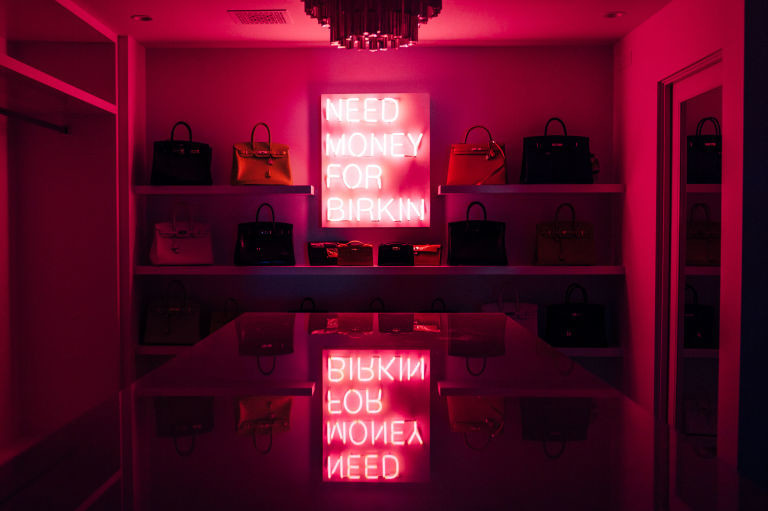 need money for birkin sign