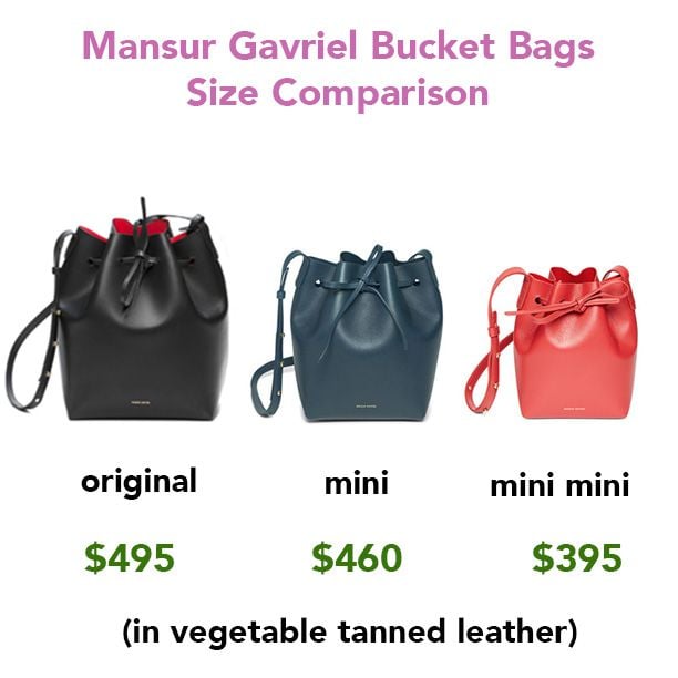 Mansur Gavriel Bucket Bag Size Comparison Deals, SAVE 60%.