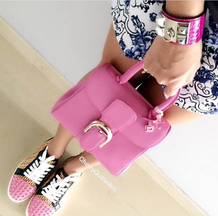 Delvaux Brillant MM pink: Handbags