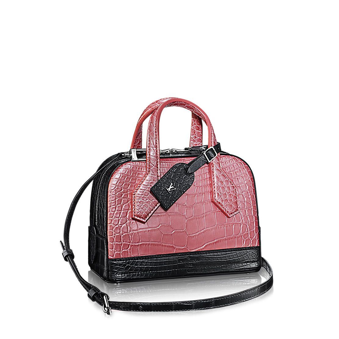 Pre-owned Louis Vuitton 2015 Dora Soft Mm Handbag In Black