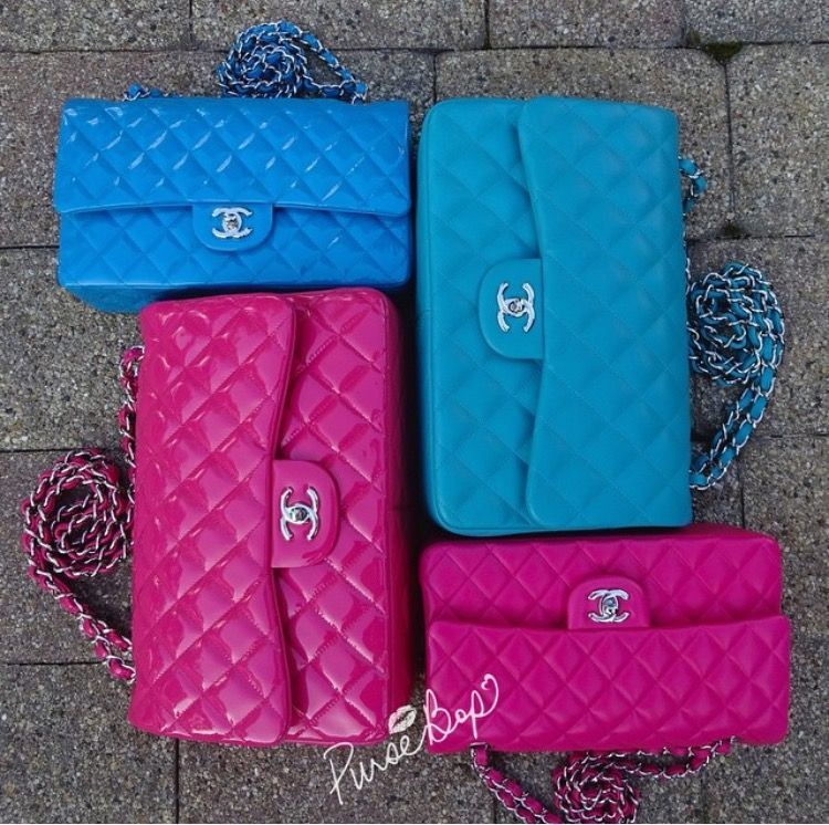 Lot - 2017 Mini Pink CHANEL Leather Handbag