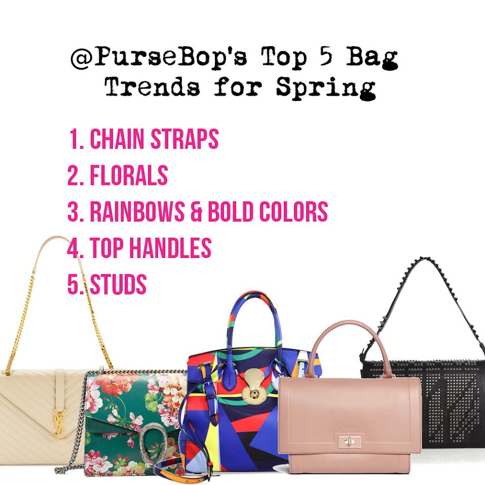 Where to Shop Colorful Handbags, One of the Major Spring Fashion Trends for  2016