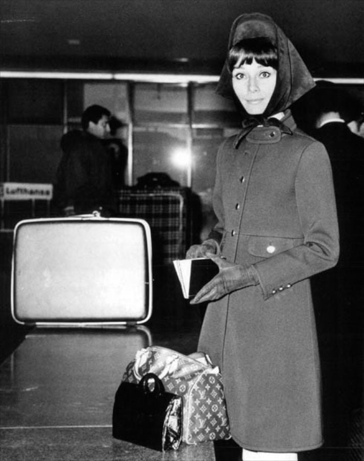 Audrey Hepburn Retro Classic Signature Messenger Cross Body Bag Purse