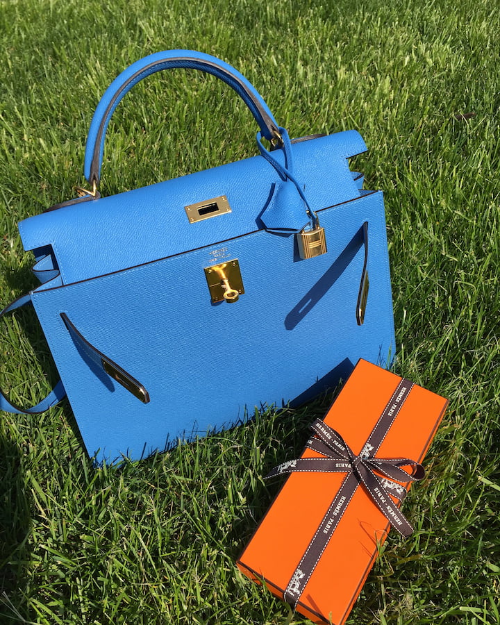 Comparing my Hermes Mini Kelly in Nata Trio to my Kelly Pochette in Bl