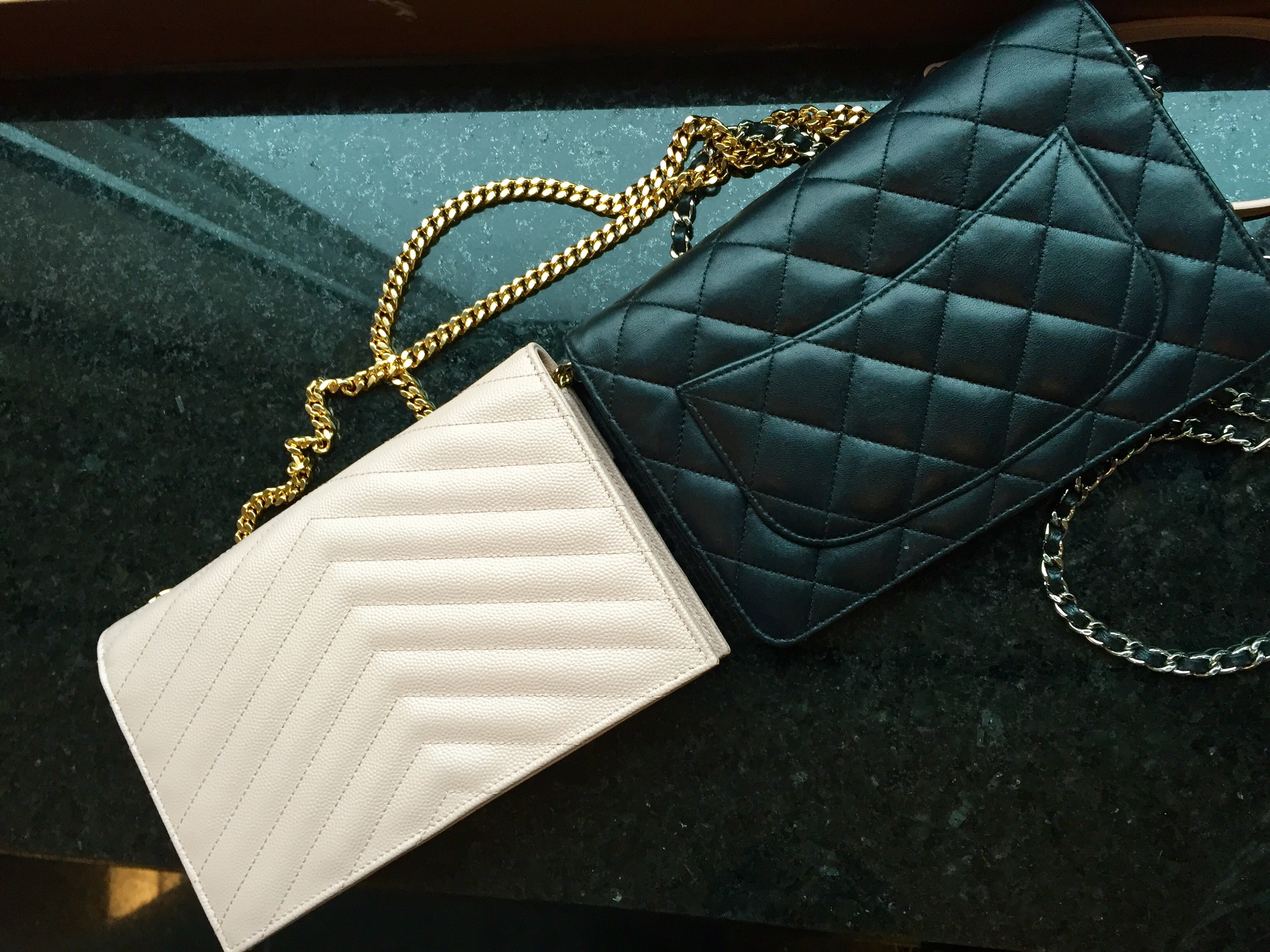 Luxury Wallet Review / Comparison  Chanel vs. Louis Vuitton vs. Saint  Laurent - Continental Zip 