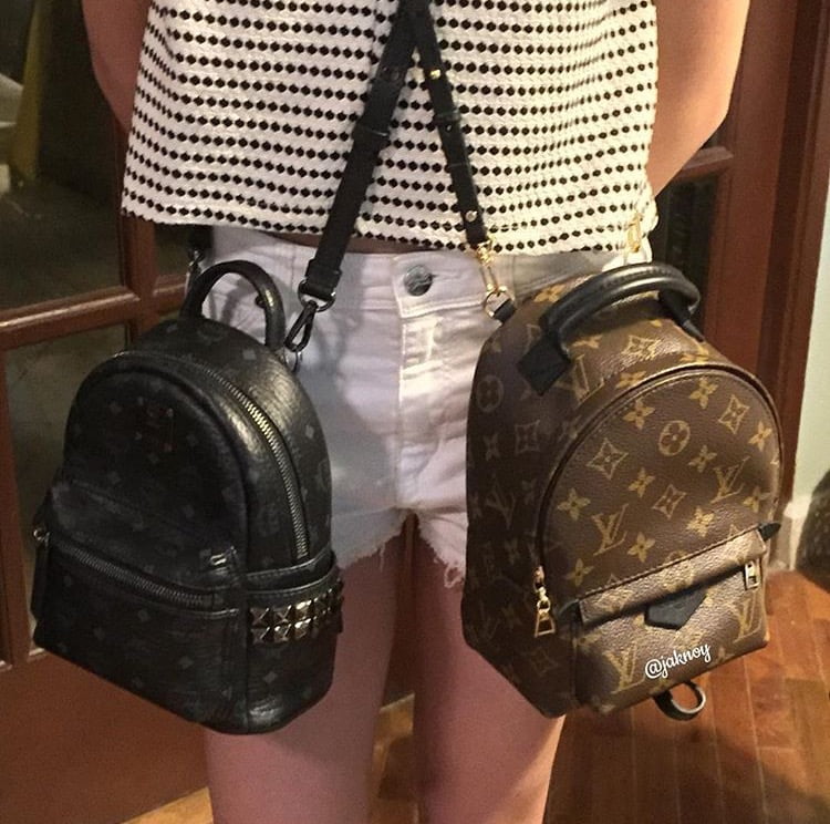 outfit celebrity louis vuitton palm springs backpack mini