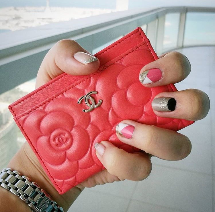 Louis Vuitton Kimono Card Holder Case Wallet Monogram Red