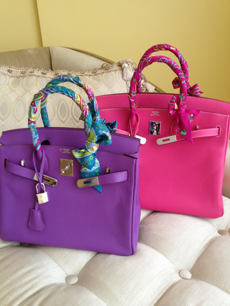 Hermes Kelly 32 Special Order Rose Tyrien Pink Purple Epsom Gold Hardw –  Lux Addicts