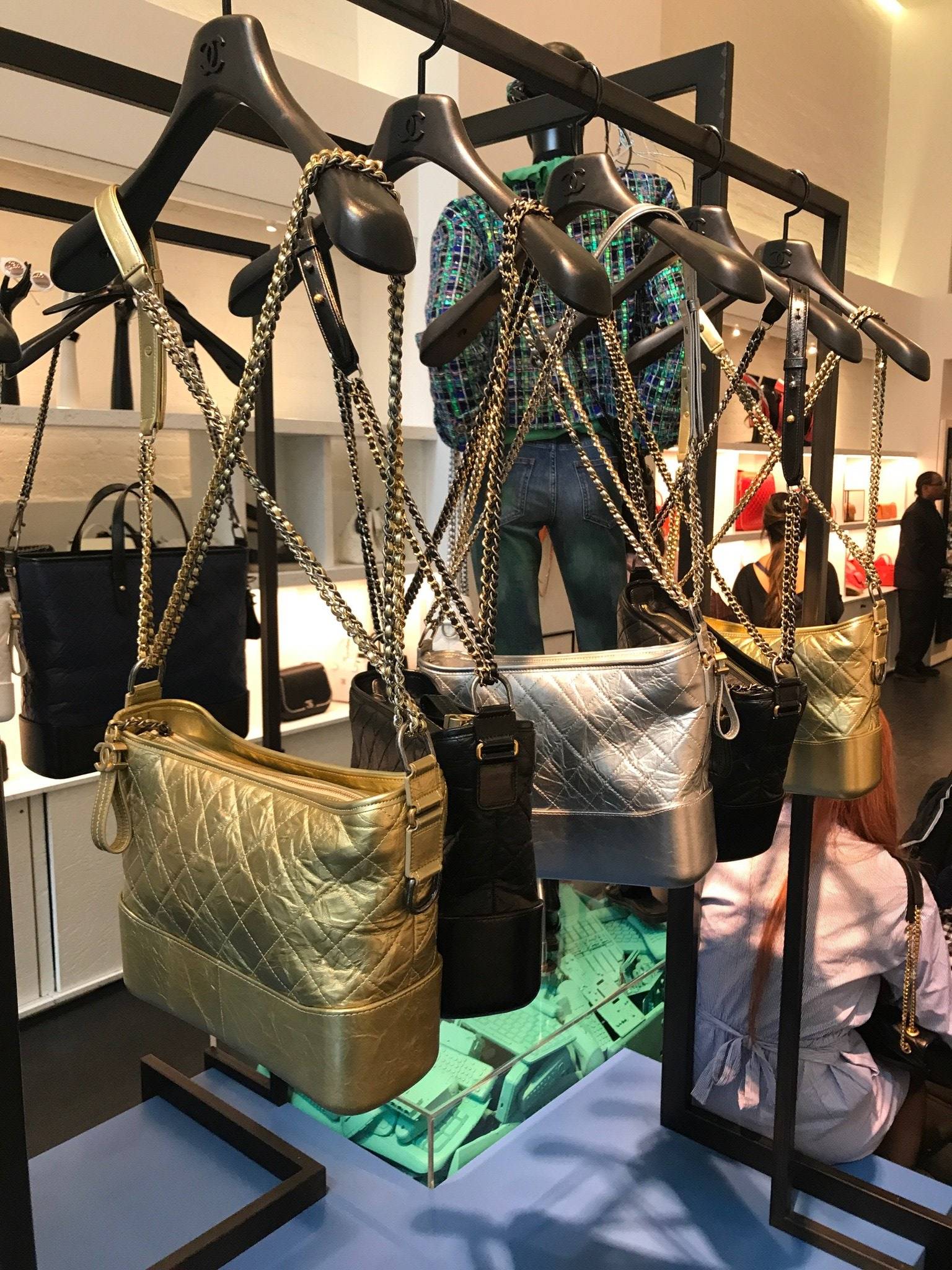 Shop Chanel Gabrielle Bag Men