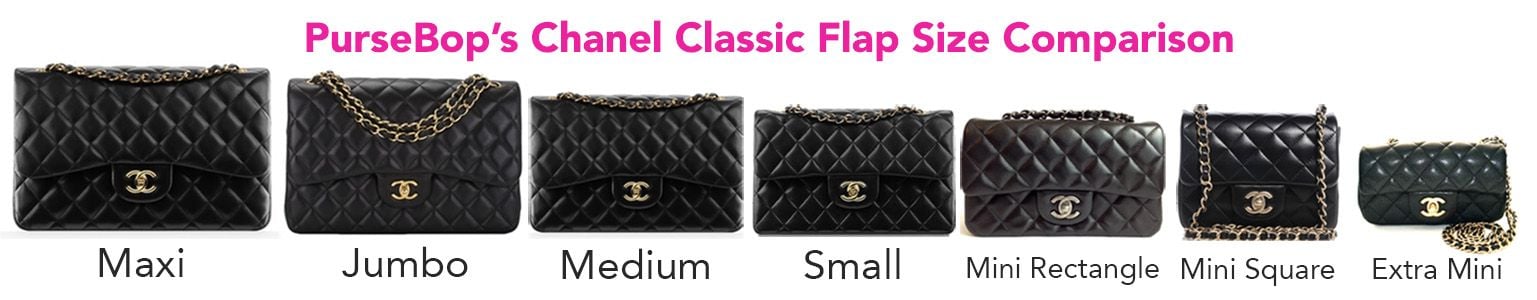 small classic flap bag vs medium｜TikTok Search