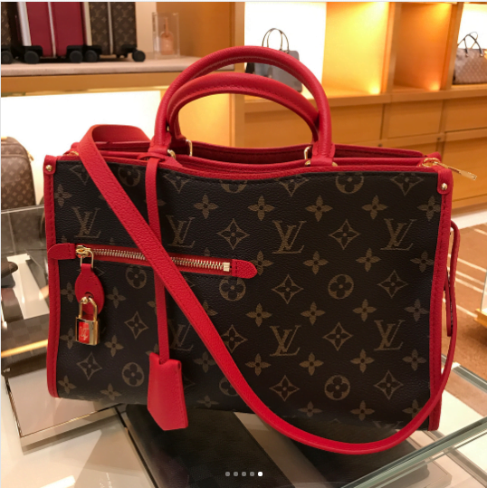 Louis Vuitton Popincourt Monogram Bag PM Red trim
