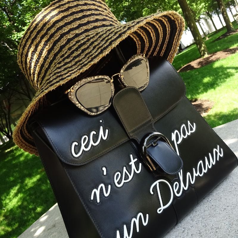Delvaux Mini Bicolor Tempête - Ann's Fabulous Closeouts