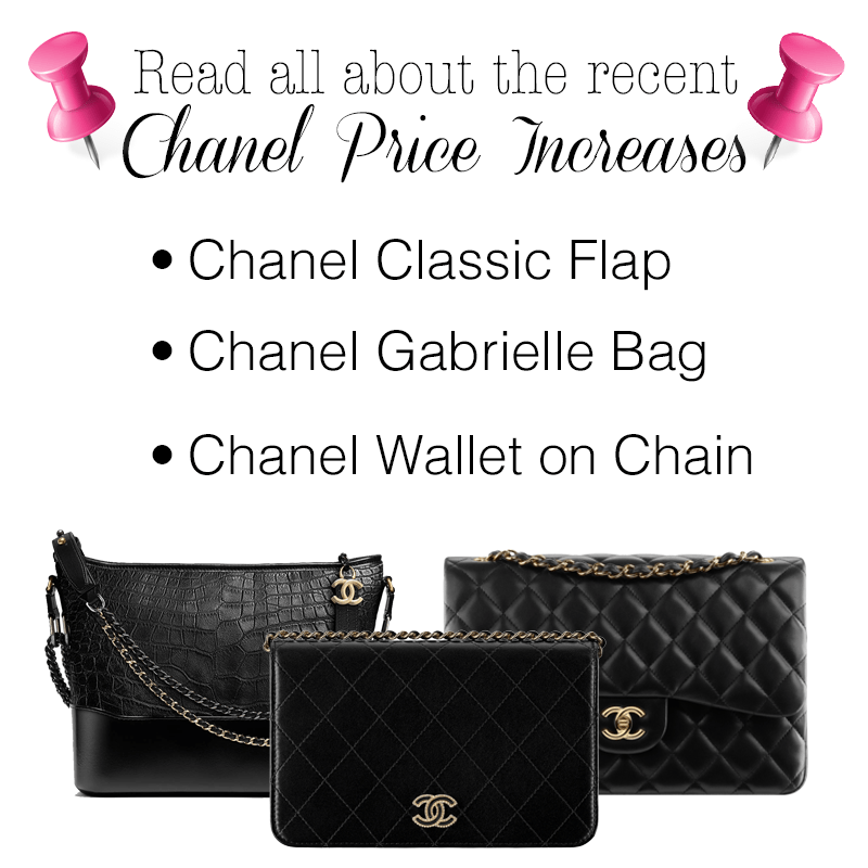 Chanel Price Increase 2018: Gabrielle and Coco - PurseBop