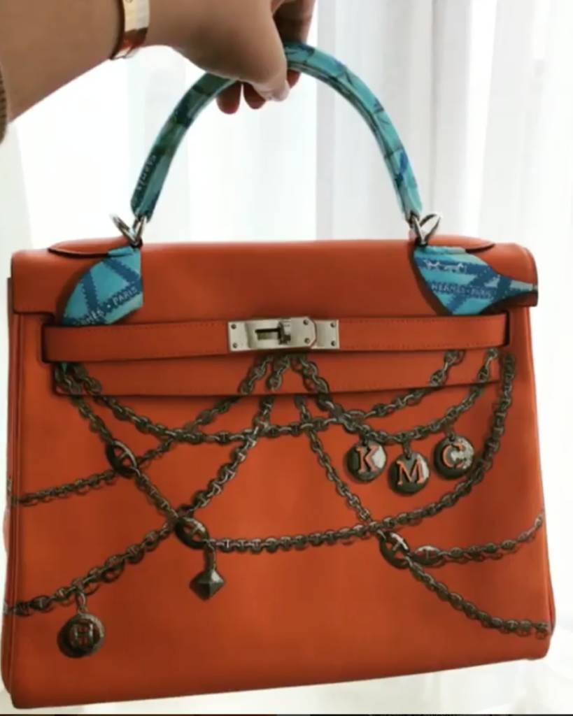 Hand-Painted Hermes Birkin Bag on Selling Sunset Season 6 — M A T T B E NT  L E Y A R T