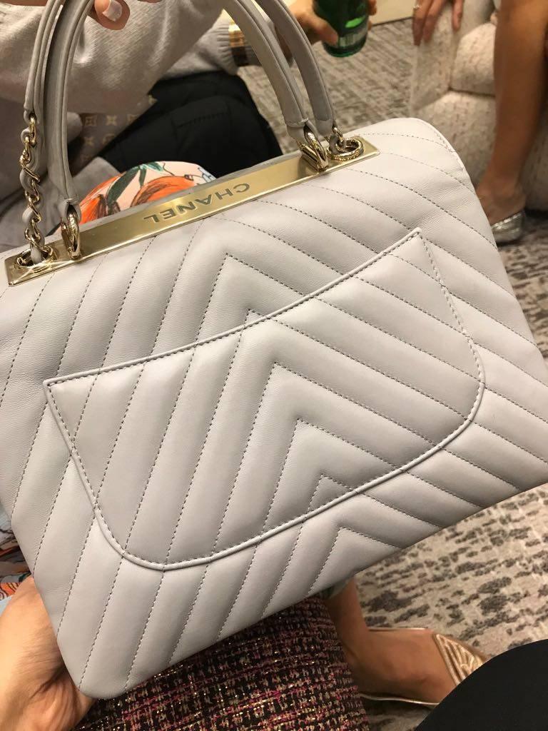 𝐁𝐍𝐂𝐓👜]💛 Chanel Trendy CC Flap Bag Hardware Protective