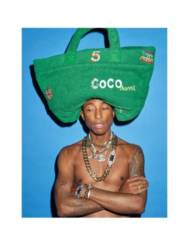 Handbag Chanel x Pharrell Williams Black in Suede  33423178