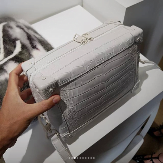 Trunk bag Louis Vuitton White in Metal - 28835233