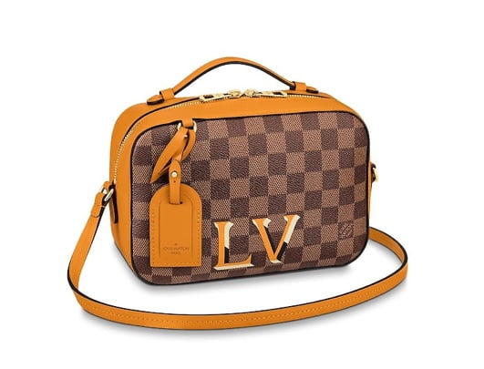 Louis Vuitton Damier Ebene Santa Monica Crossbody Camera Bag 915lv75