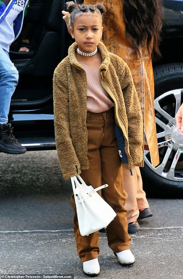 Kim Kardashian got mini Louis Vuitton bags for her daughters and
