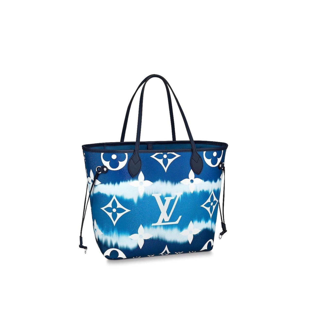 Silver & Blue Monogram Escale Speedy Bag Charm