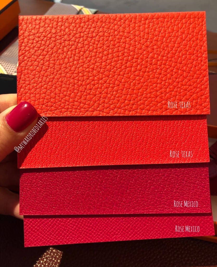 hermes red colors