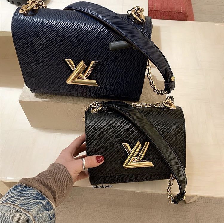 Louis Vuitton Twist and Twisty Epi MM Black/White in Cowhide Leather with  Gold-tone - US