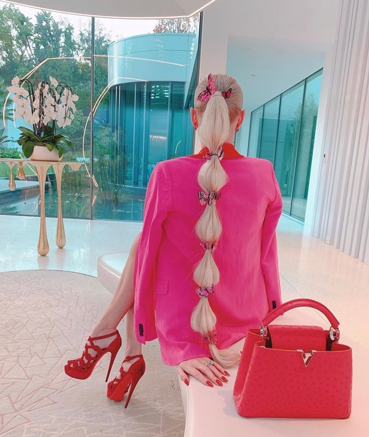 Louis Vuitton Petite Malle Handbag Crocodile Cross Body Bag worn by Christine  Quinn as seen in Selling Sunset (S04E02)