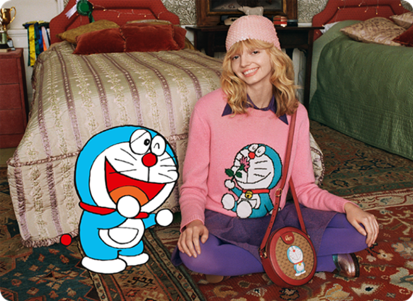 Gucci and Doraemon Come Together Capsule | PurseBop Collection Celebrate a to