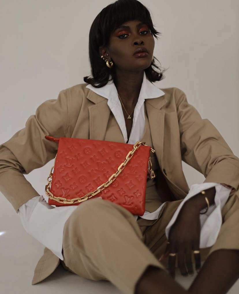 Sunsets in @louisvuitton 🌅 The new season Coussin bag in the most