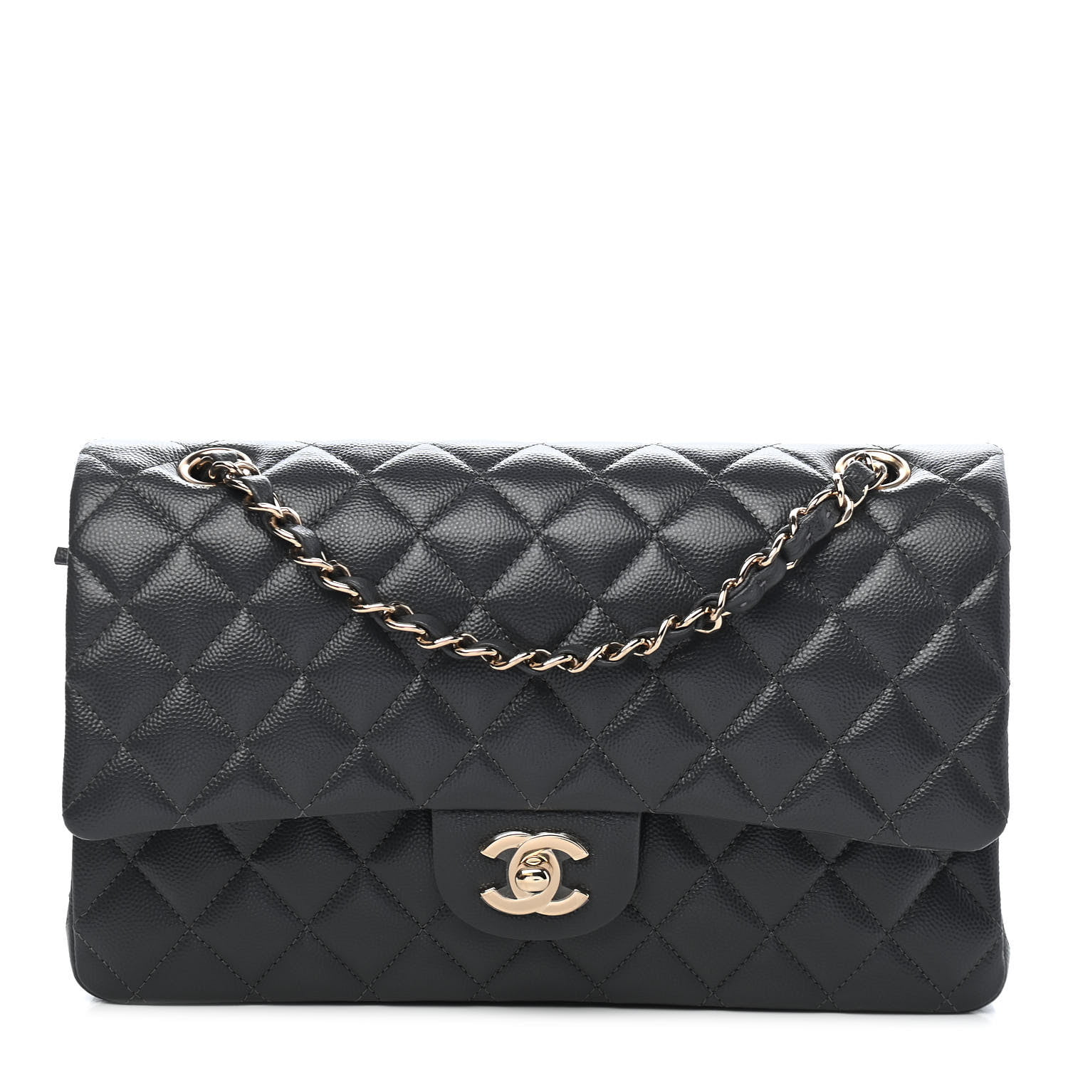 Chanel Strikes Gold: The Chanel 23P Caviar Classic Flap - PurseBop