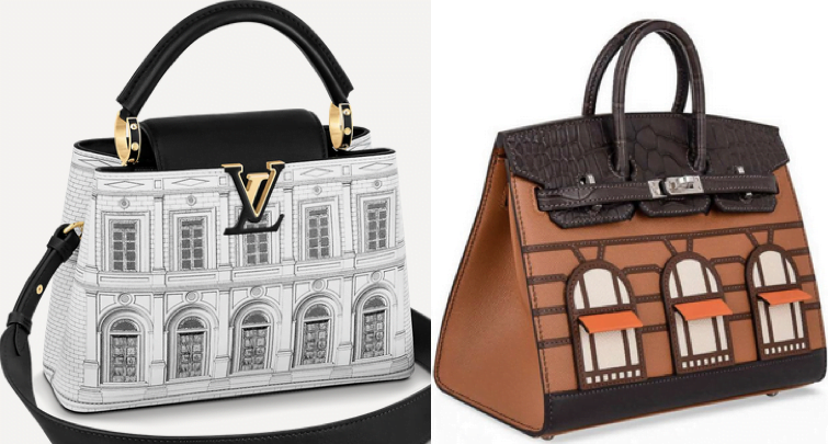 Louis Vuitton Alma Handbag Limited Edition Fornasetti Architettura