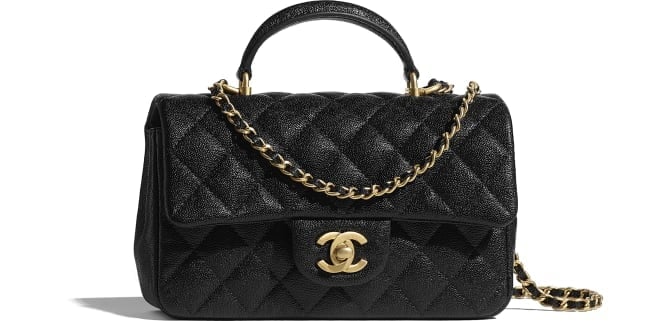UNBOXING CHANEL CLASSIC MINI POUCH - BLACK GRAINED CALFSKIN AND GOLD  HARDWARE 