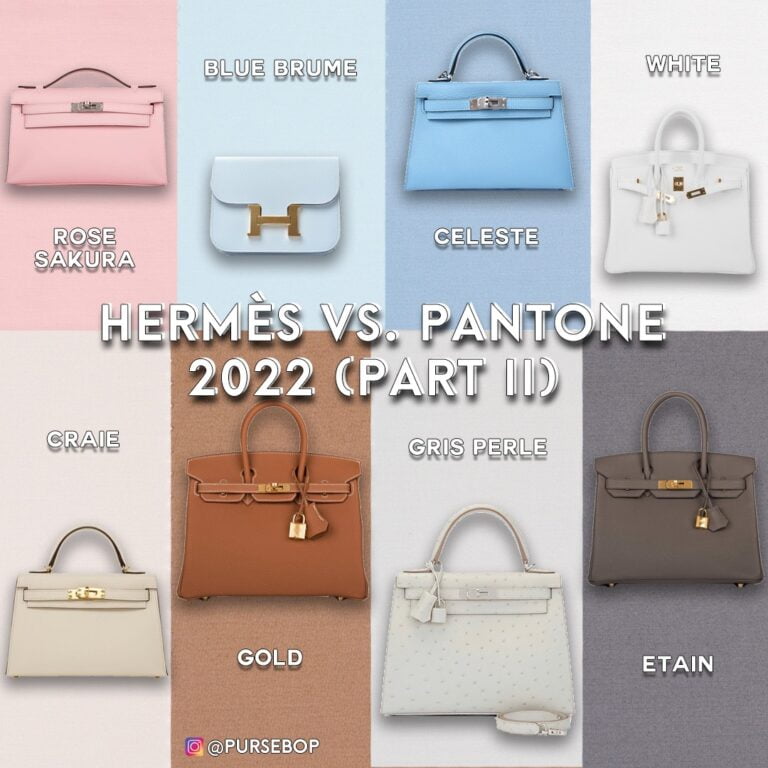 Pantone's Take on Hermès Colors 2022 - PurseBop