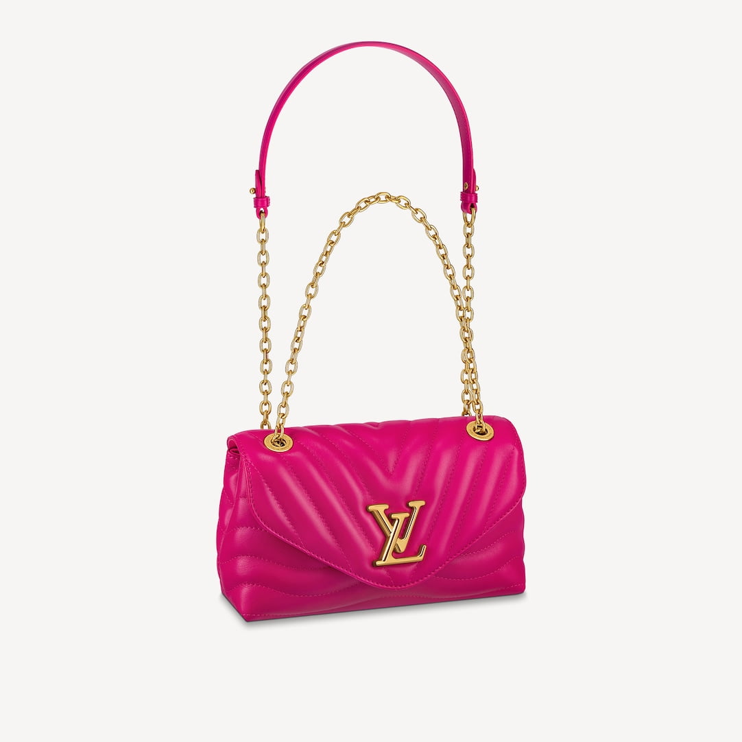 Louis Vuitton New Wave Chain Shoulder Bag Embroidered Monogram