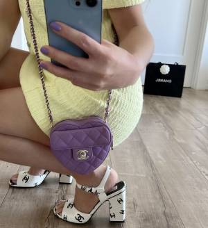 Chanel Heart Shaped Bag Details • Petite in Paris