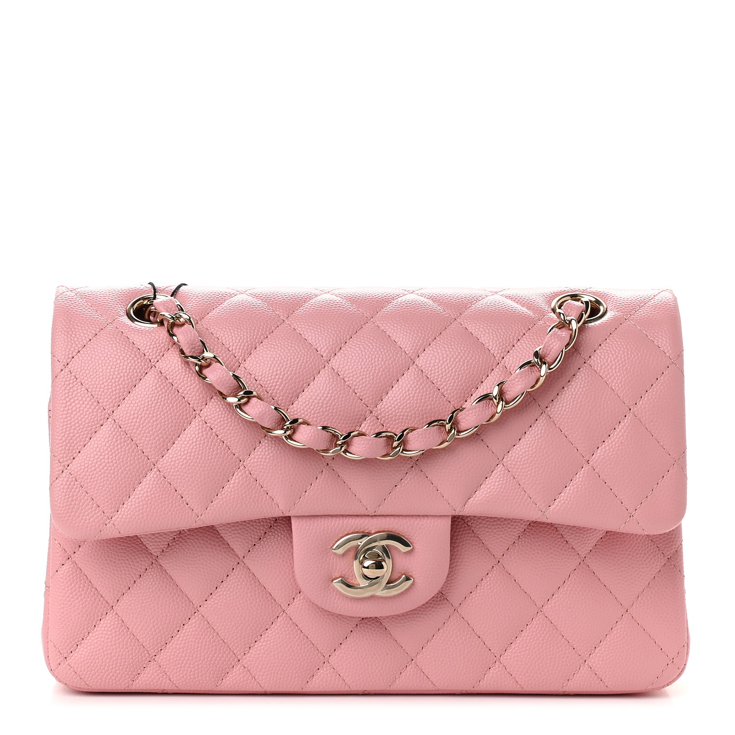Chanel 2022 Small Single Flap Pink Handbag