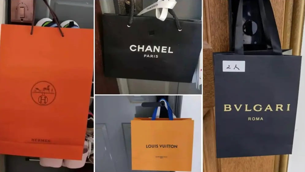 Louis Vuitton Paper Shopping Bag 