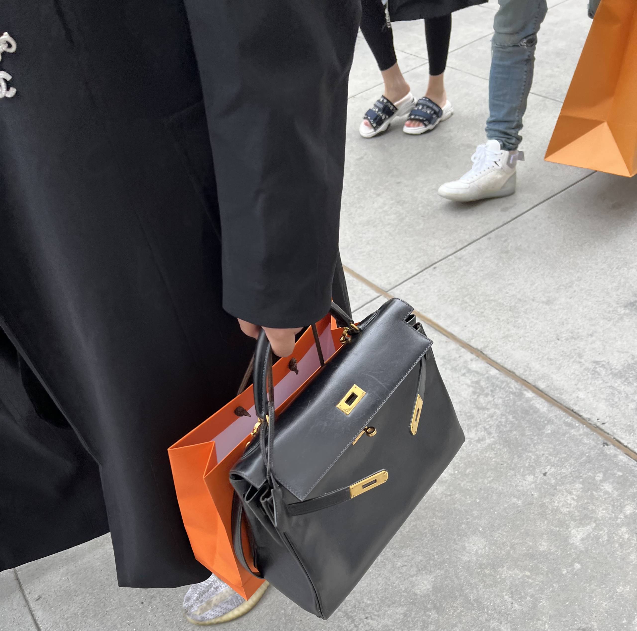 on PurseBop Spotted Hermès in Action Kellys Rodeo Drive We -