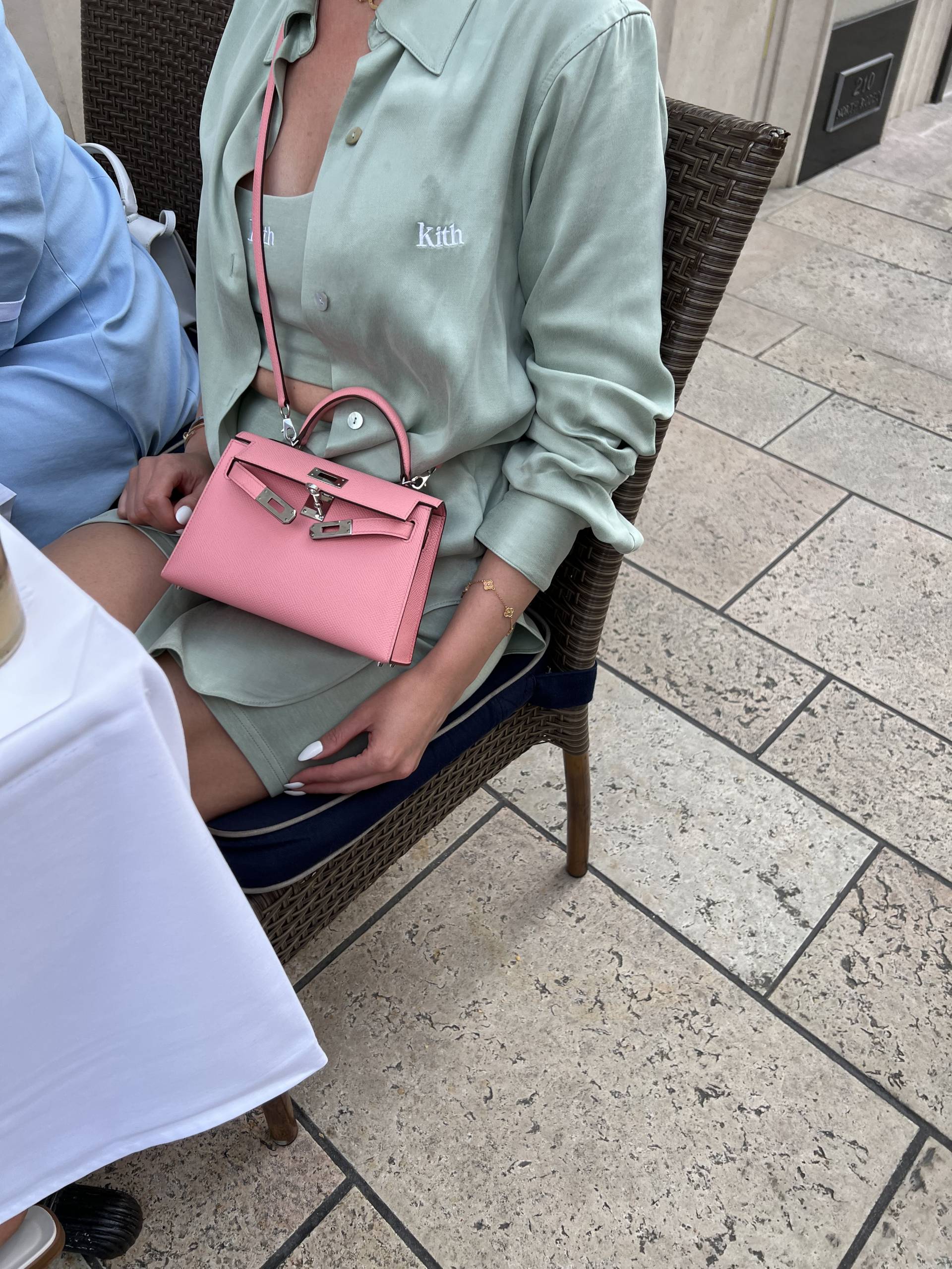 Hermes Gris Mouette Epsom Constance Mini 18 Handbag Bag Kelly