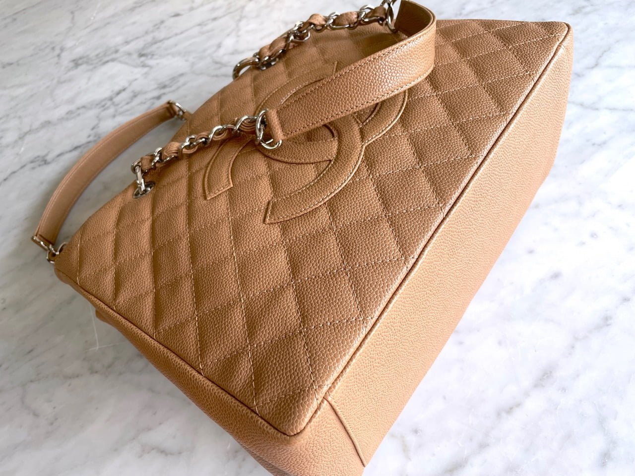 CHANEL Caviar Quilted Handbag in Brown - More Than You Can Imagine