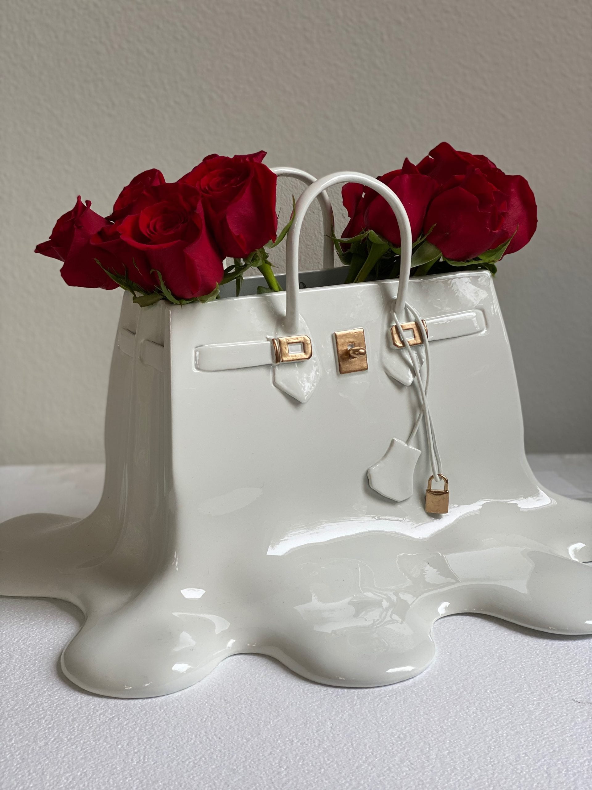 How a cheese sauce stain started Heart's passion for painting Hermes Birkin  bags
