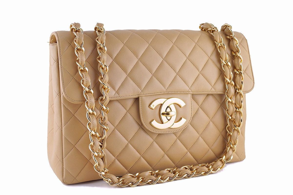 Authentic Second Hand Chanel Classic Jumbo Single Flap Bag PSS20700007   THE FIFTH COLLECTION