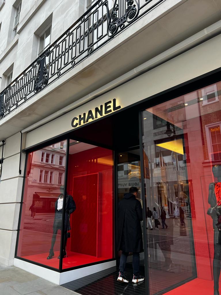 Chanel store New Bond street London W1 Stock Photo  Alamy