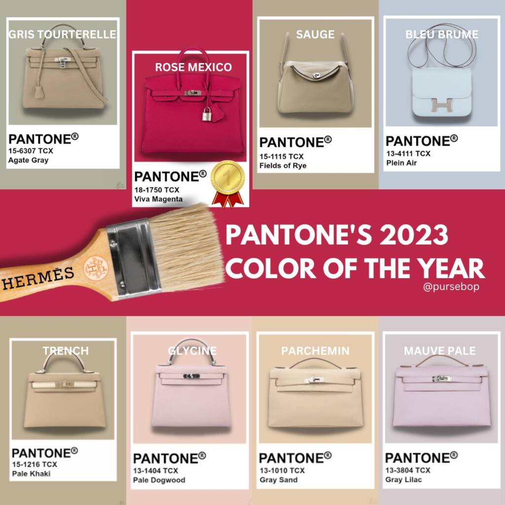 Color Match Up Pantone’s Take on Hermès Hues 2023 PurseBop