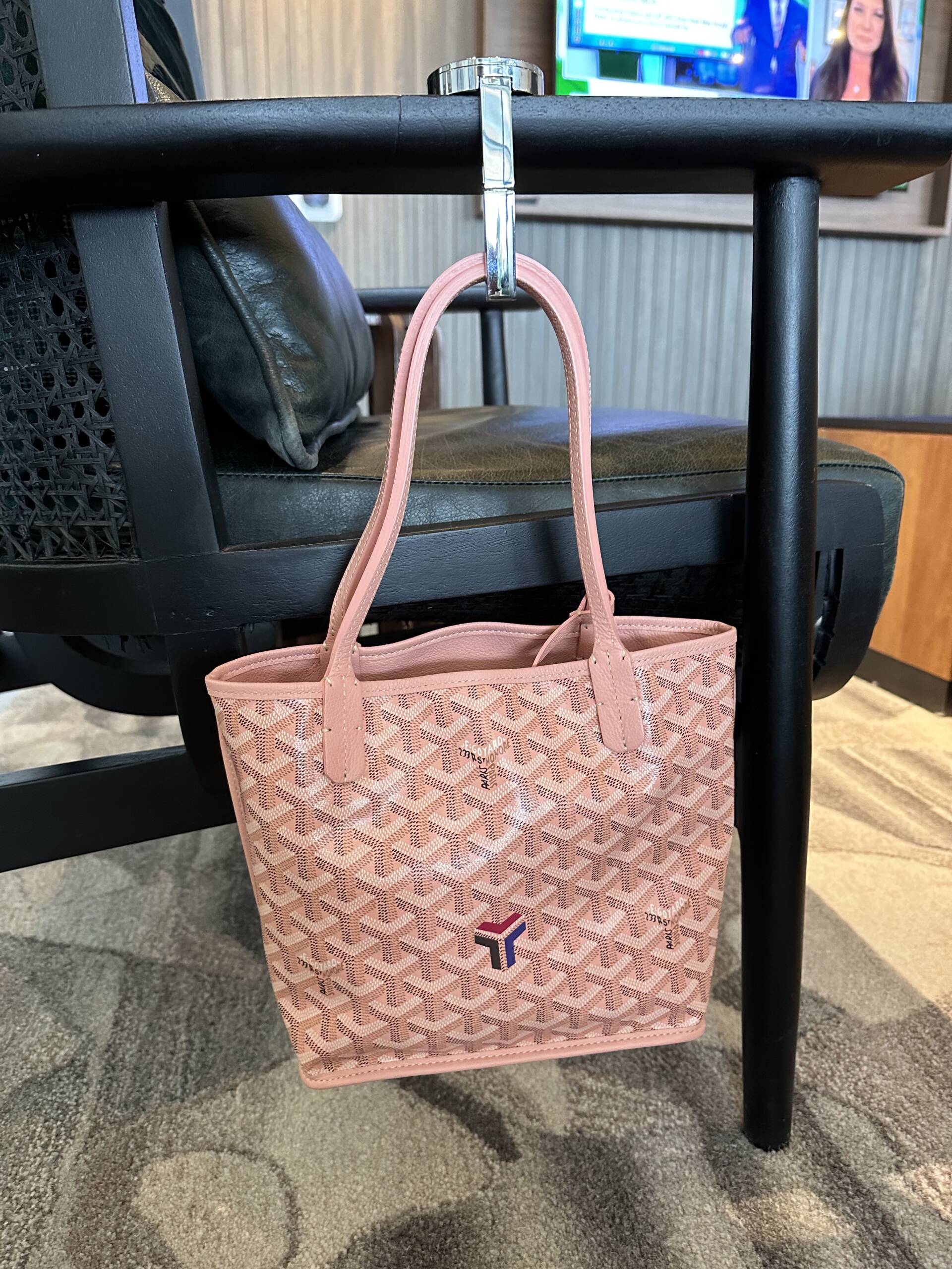 Goyard Poitier Claire Voie Mini Tote Bag Powder Pink Crossbody Woman  Limited F/S