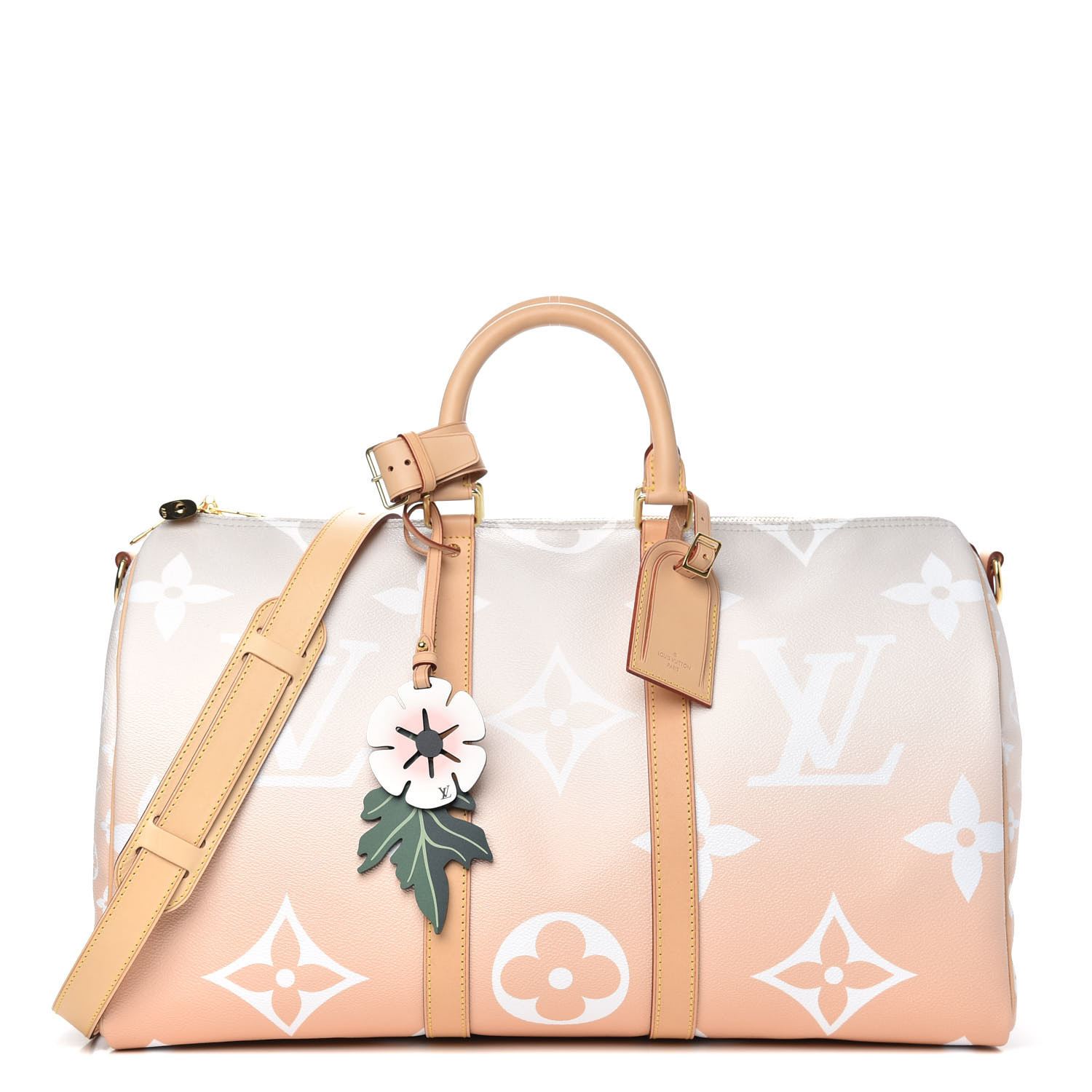 Louis Vuitton Raffia Calfskin Monogram Neonoe MM Tan Bucket Bag worn by  Daphne (Meghann Fahy) as seen in The White Lotus Wardrobe (Season 2 Episode  1)