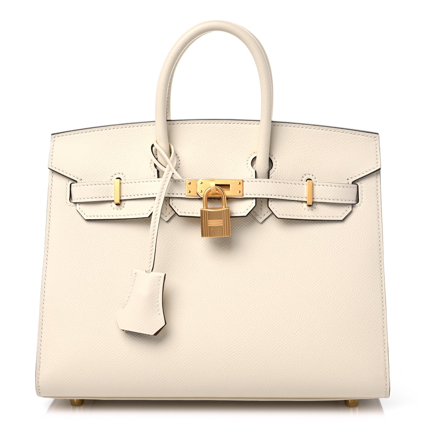 Buy Birkin 30 Sellier Nata Veau Epsom Leather Gold Plated 2023-B | Exclusive Discount on Luxury Handbags