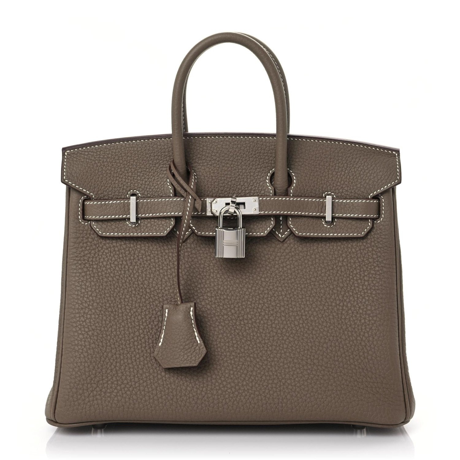 Hermes Birkin 25 Veau Jonathan Rose Shocking PHW Handbag