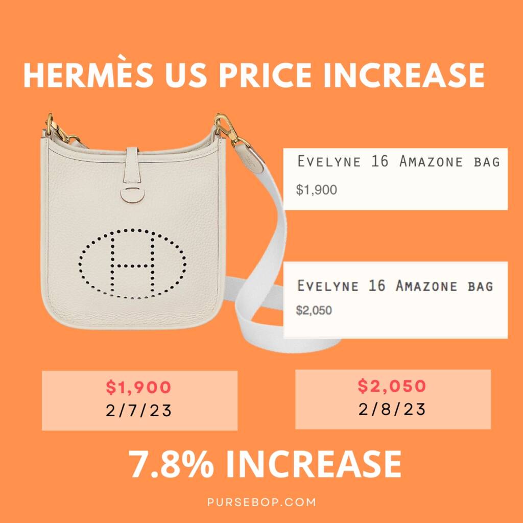 Here are the New Hermes Bag Prices in the US 2023 PurseBop